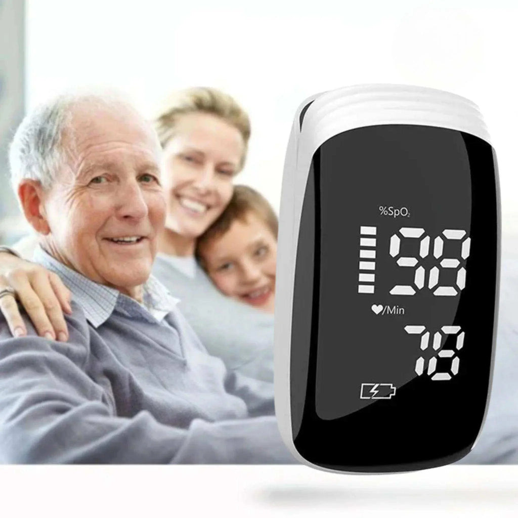 Oxímetro de Dedo Digital Plus Recarregável